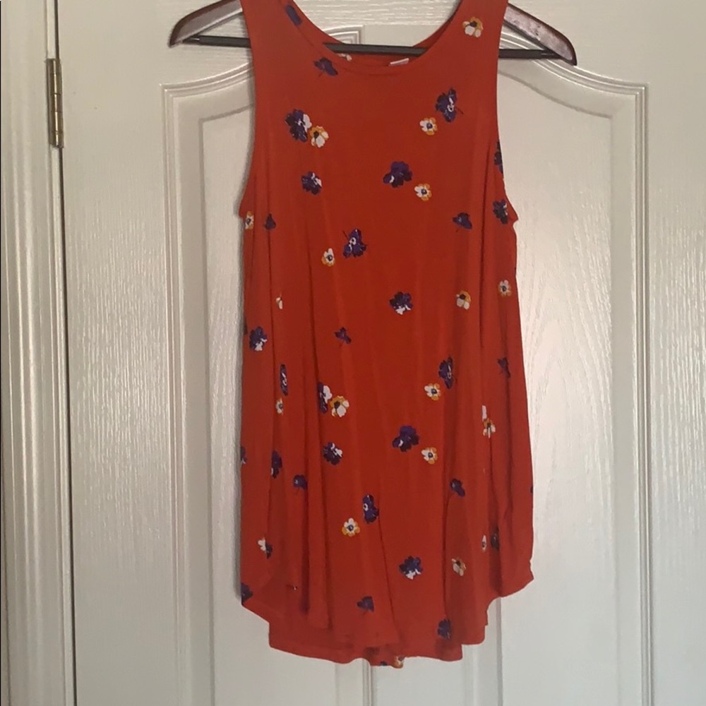 Old Navy Luxe Swing floral Print tank top